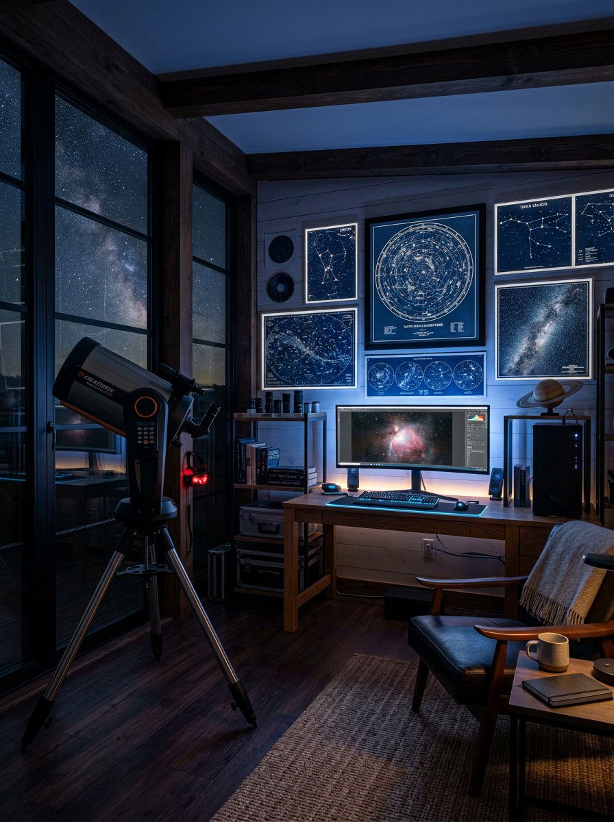 Stargazing Hub - 30 garage hobby room ideas