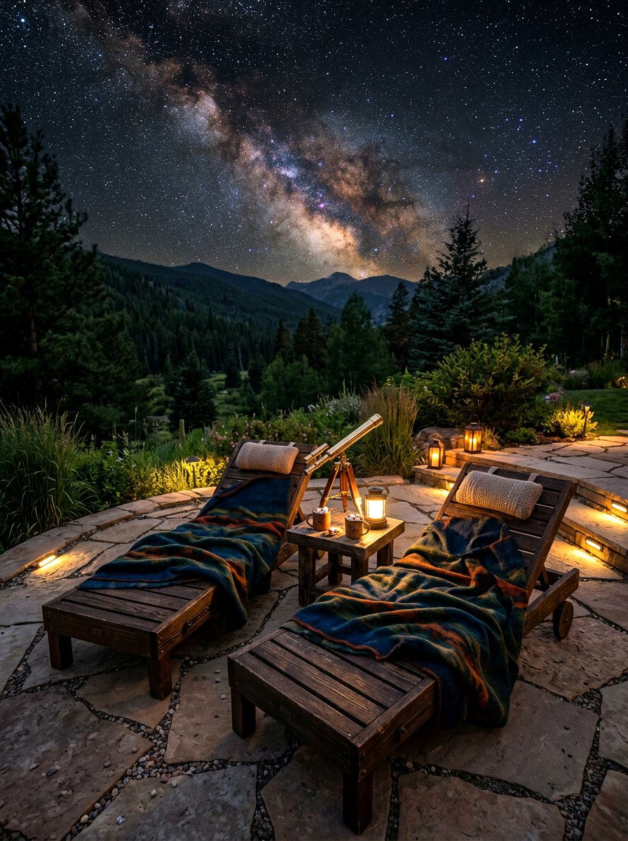 Stargazing Patio Decor - 30 romantic hosting at home ideas