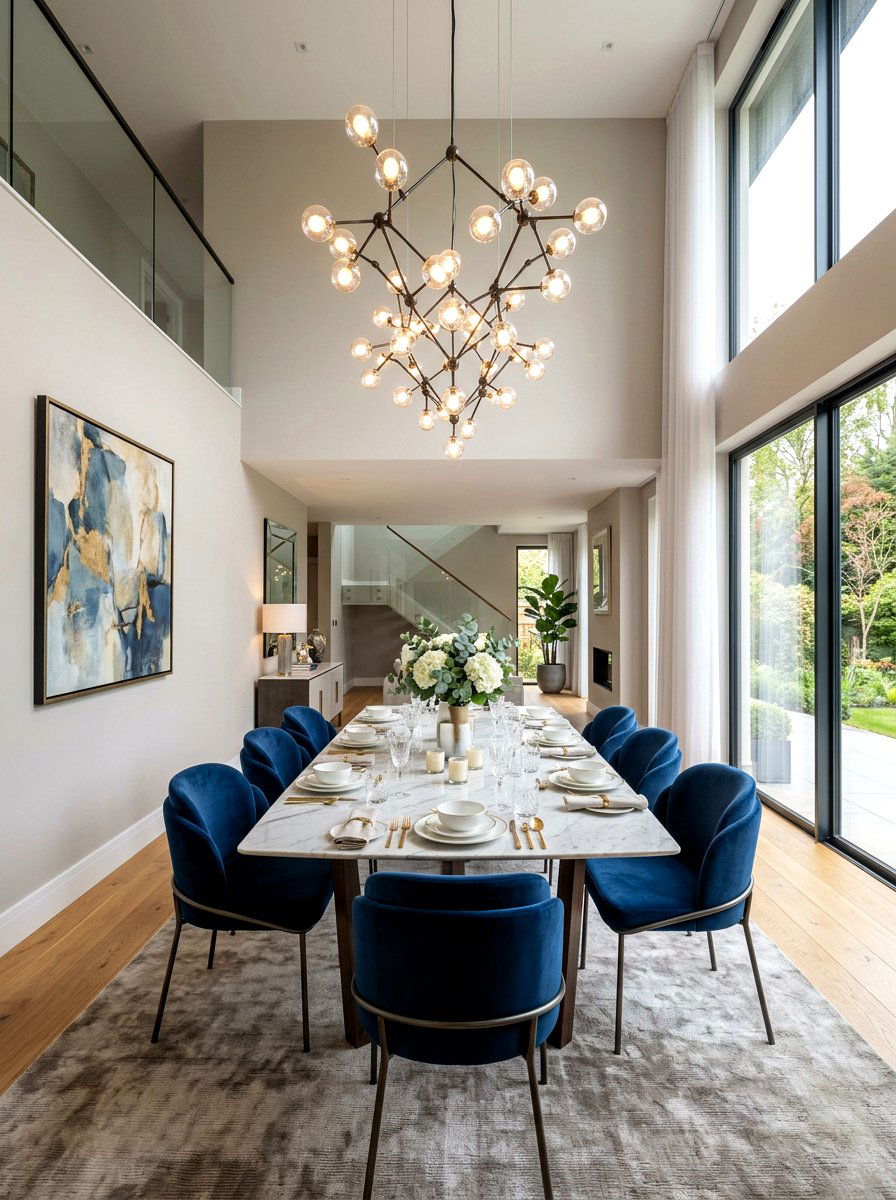 Statement Chandelier Lighting - 30 high ceiling decorating ideas