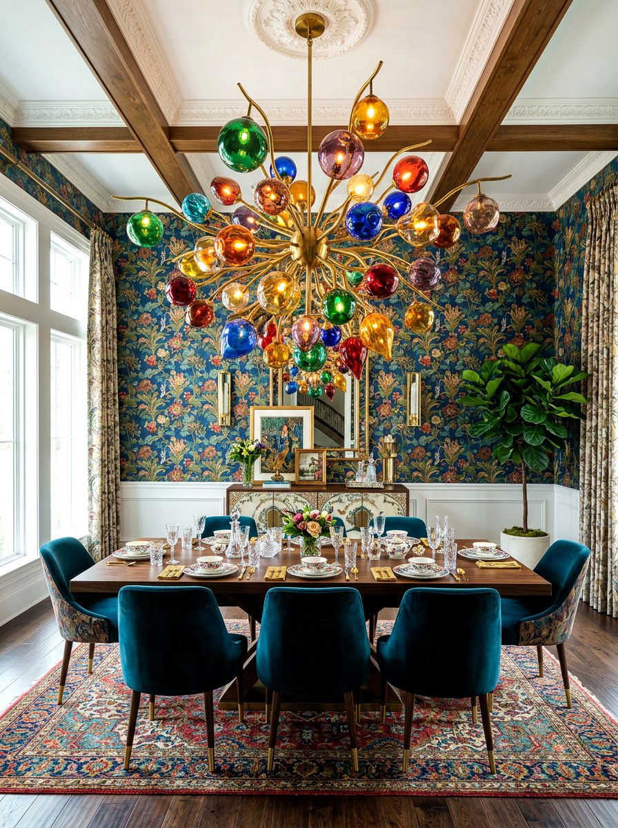 Statement Light Fixtures - 30 maximalist decor ideas