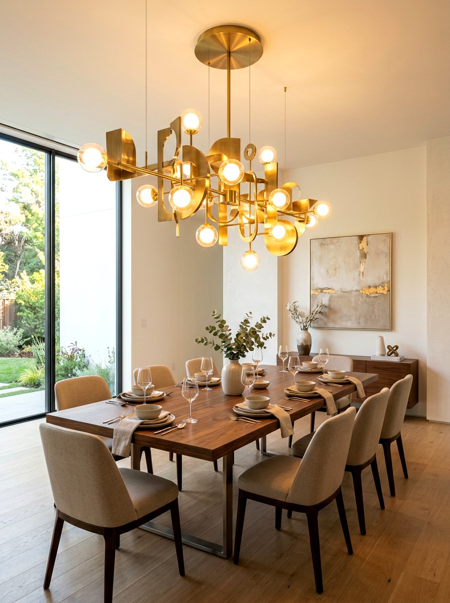 Statement Lighting Fixture - 30 newlywed home ideas