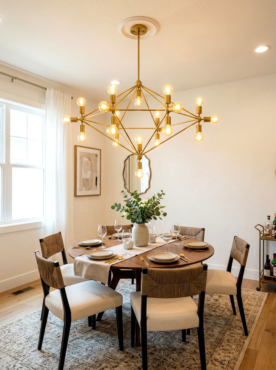 Statement Lighting Fixture - 30 small house decor ideas