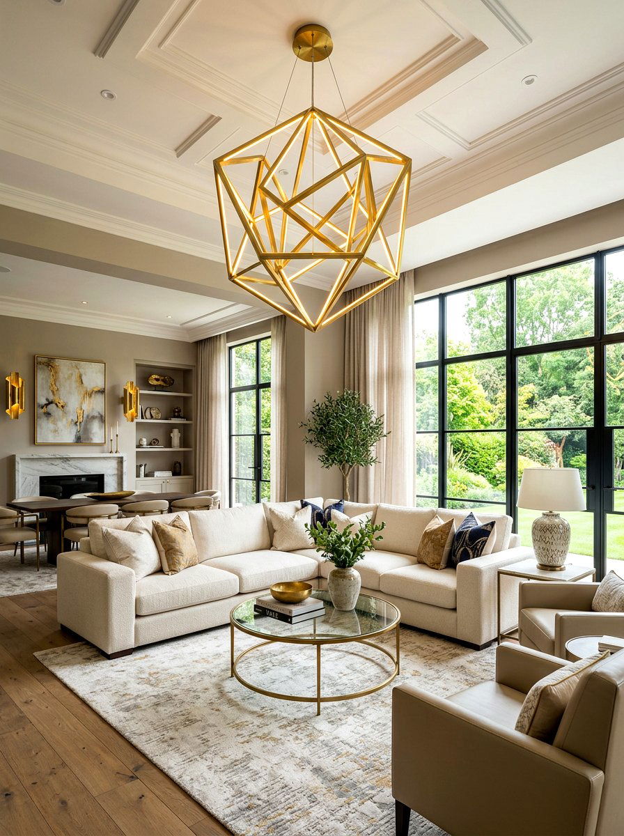 Statement Lighting Fixtures - 30 transitional decor ideas
