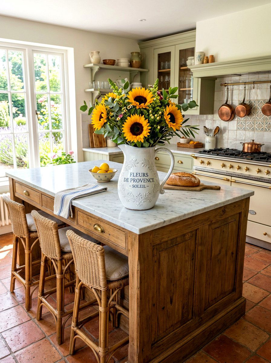 Statement Pitcher Vase - 30 kitchen counter decor ideas