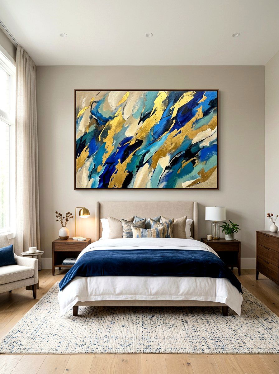 Statement Wall Art - 30 five star bedroom ideas