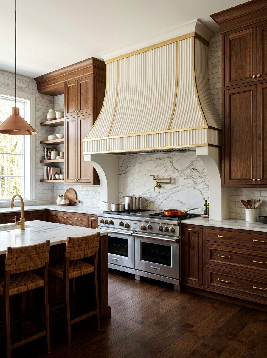 Statement kitchen range hood - 30 neo deco kitchen ideas