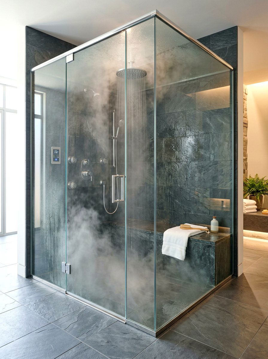 Steam Shower - 30 luxury bathroom ideas