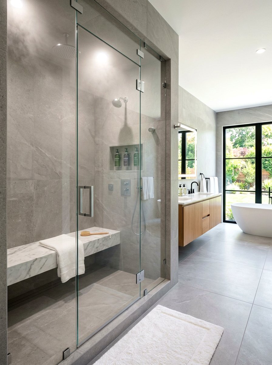 Steam Shower Enclosure - 30 wellness bathroom ideas