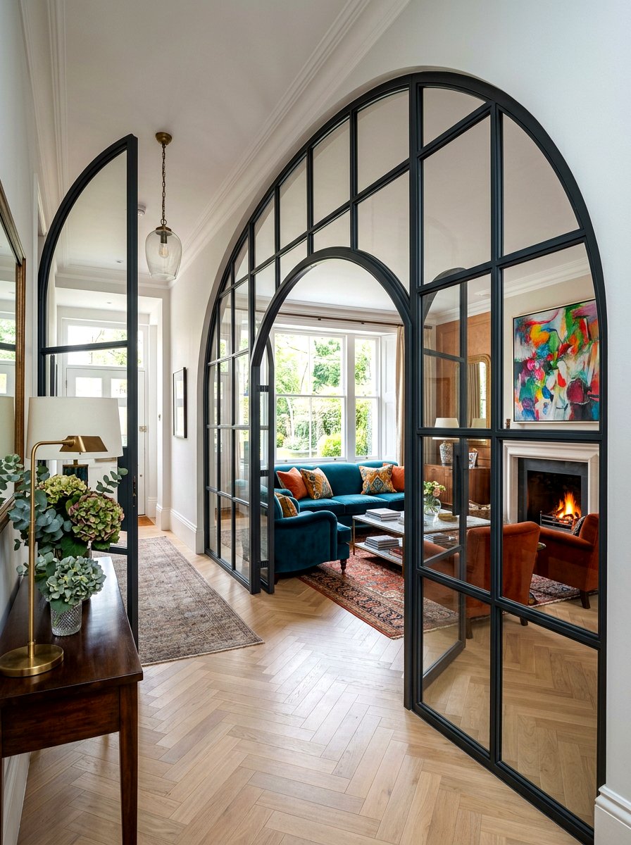 Steel Arched Room Divider - 30 arched room divider ideas