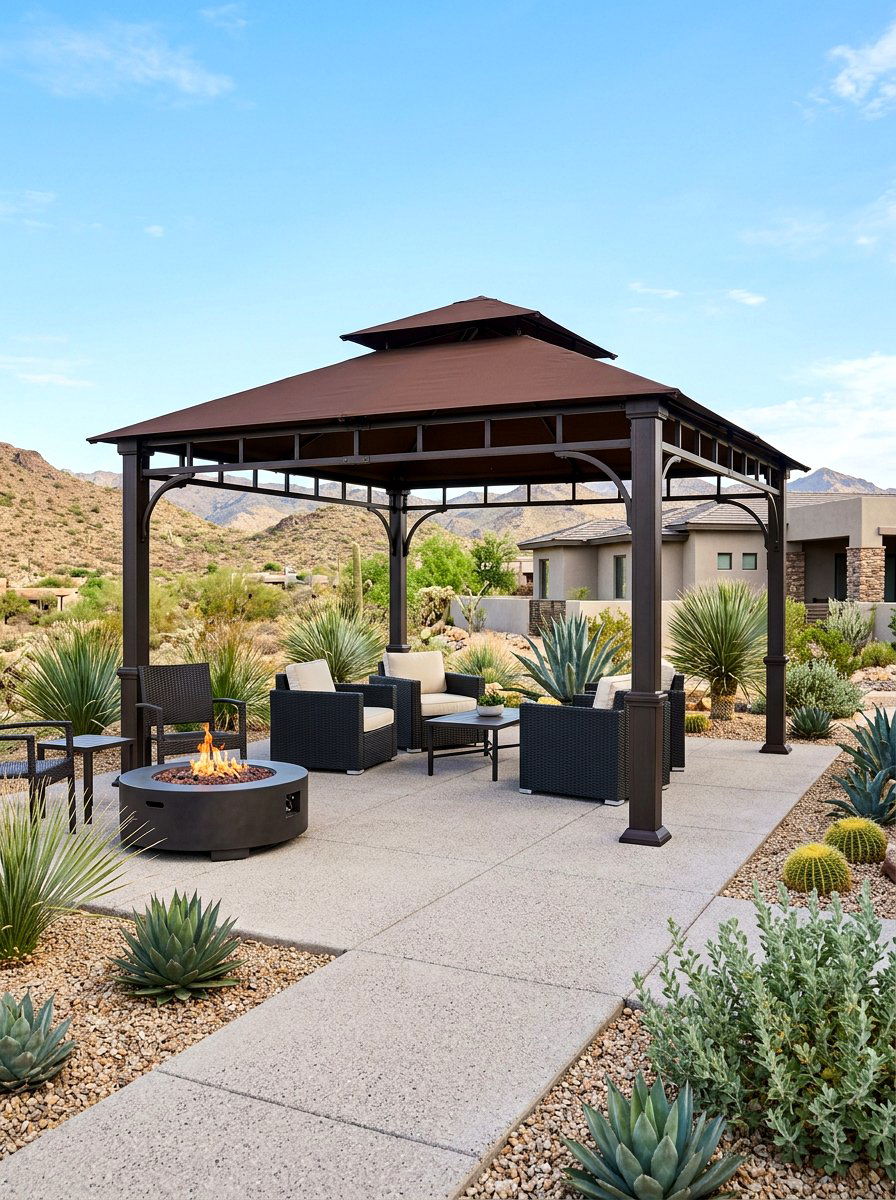 Steel Frame Gazebo - 30 small gazebo ideas