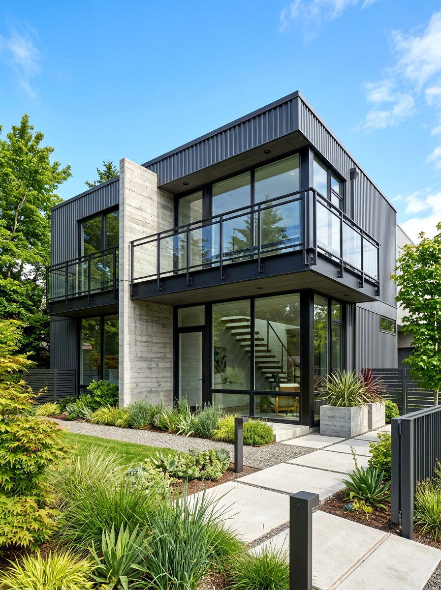 Steel Grey Exterior Siding - 30 exterior paint color ideas