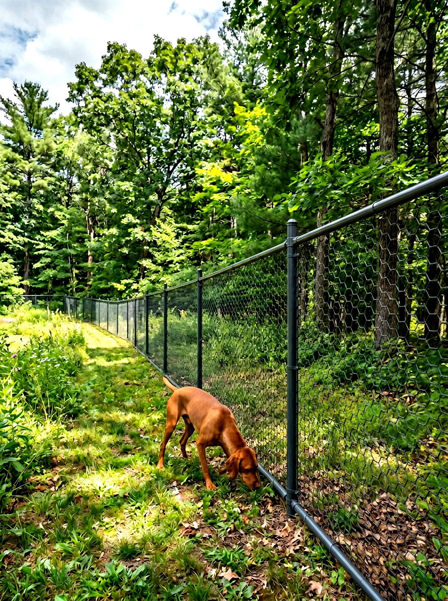 Steel Hex Mesh Boundary - 30 dog fence ideas