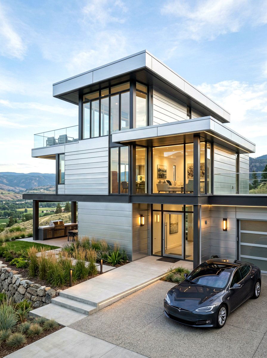 Steel Horizontal Siding - 30 horizontal siding exterior ideas
