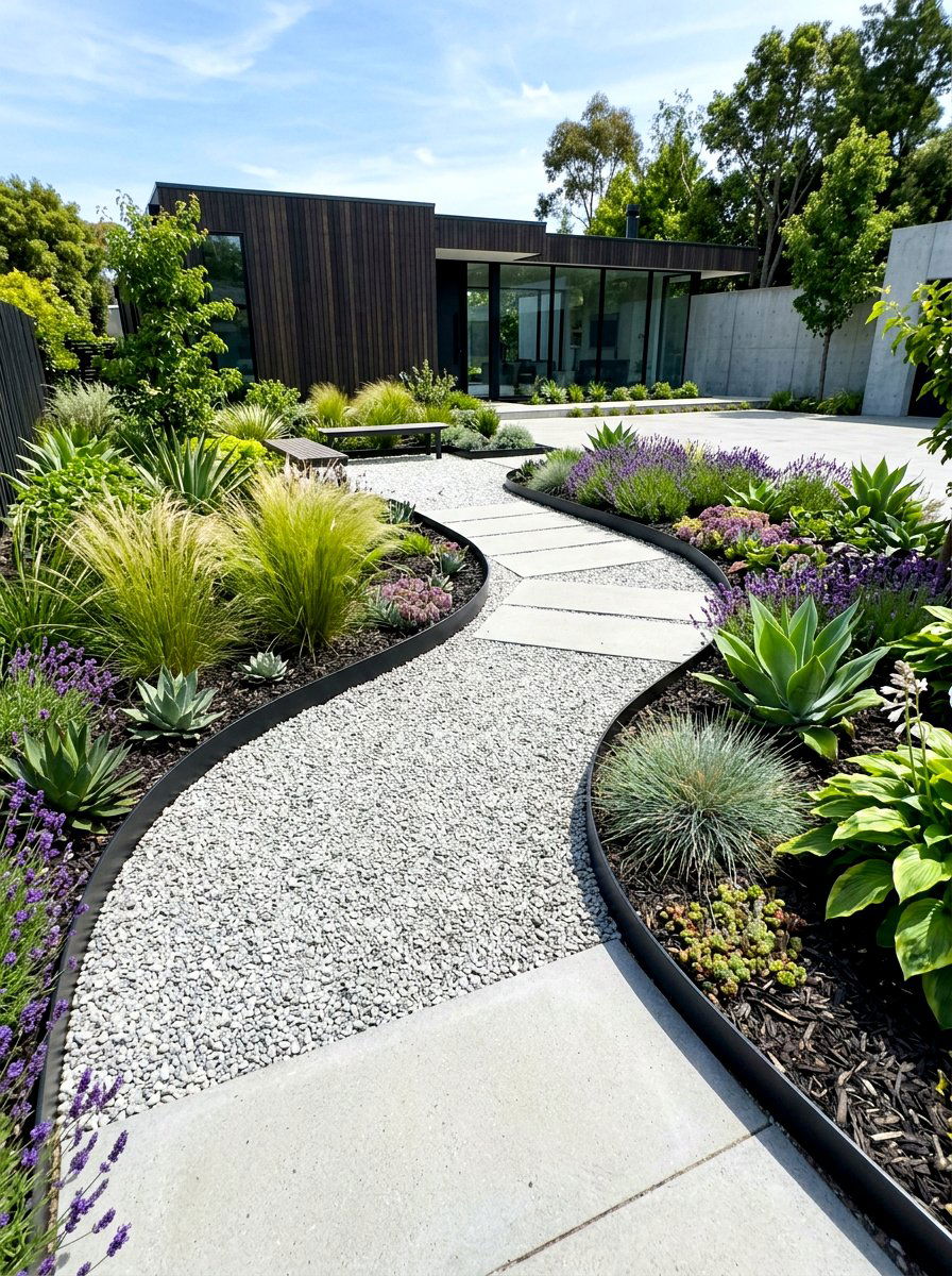 Steel Landscape Edging - 30 mow strip ideas