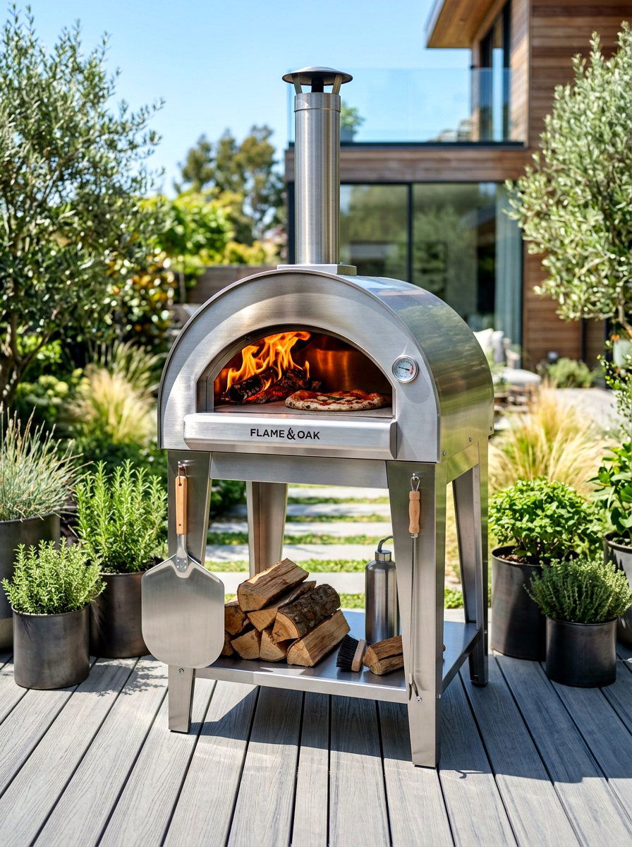 Steel Pizza Oven Design - 30 pizza oven patio design ideas