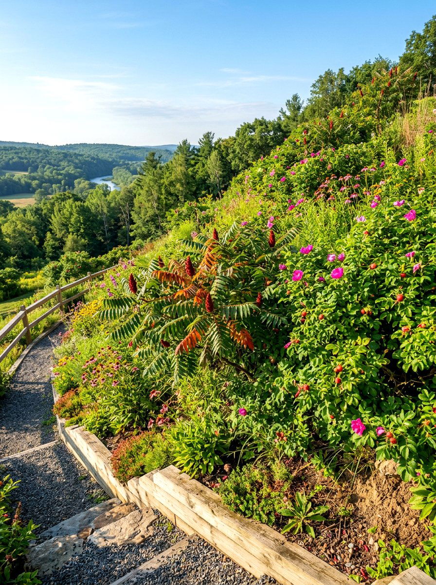 Steep Slope Planting - 30 erosion control landscaping ideas