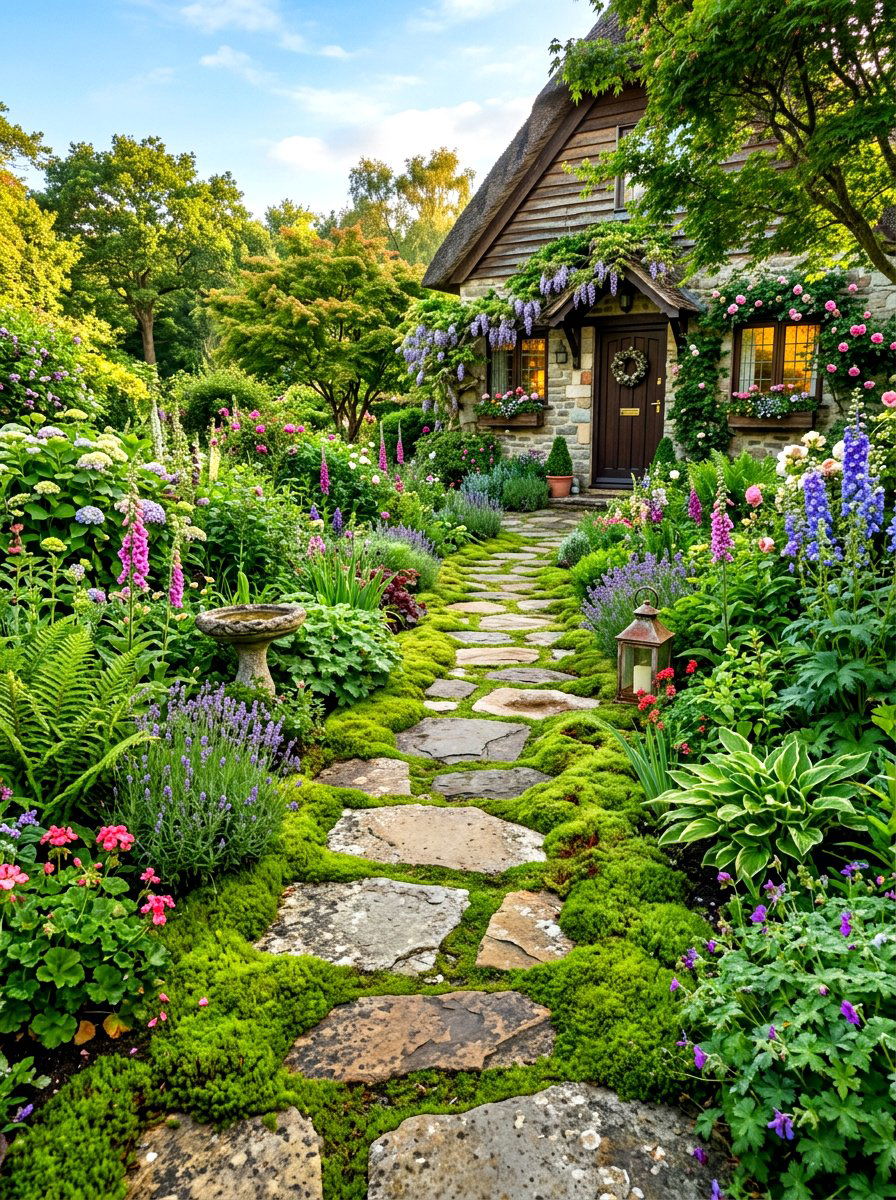 Stepping Stone Front Yard Path - 30 simple front yard ideas