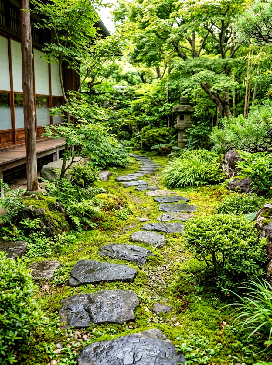 Stepping Stone Path - 30 zen garden ideas