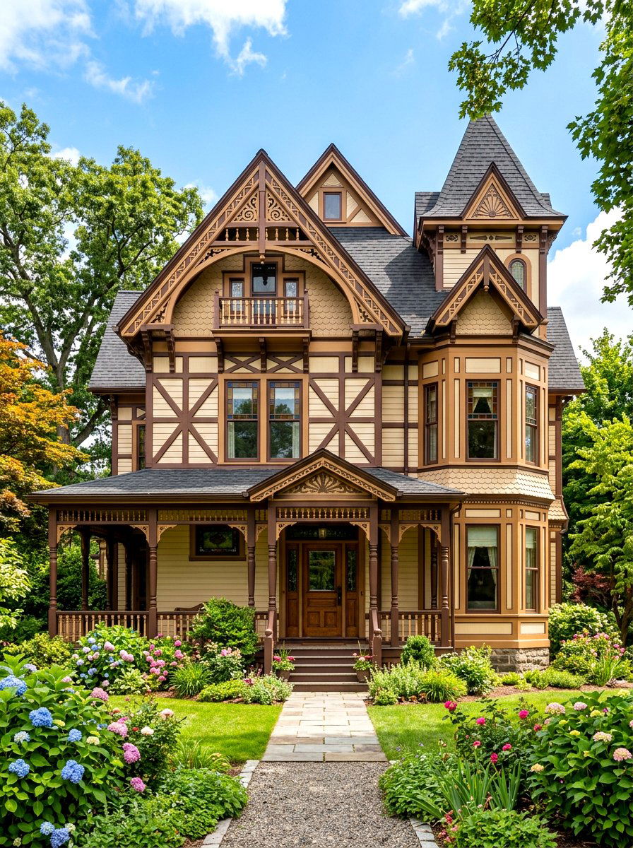 Stick Style Trim - 30 heritage exterior ideas
