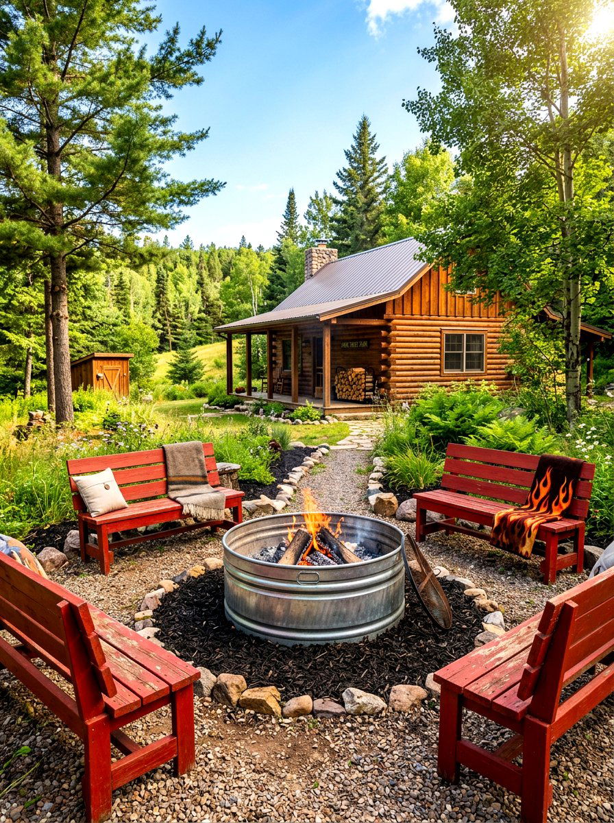 Stock Tank Fire Pit - 30 budget fire pit ideas