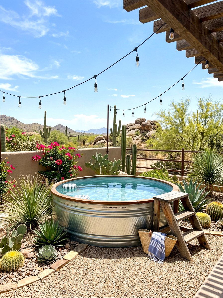 Stock Tank Pool - 30 backyard pool ideas