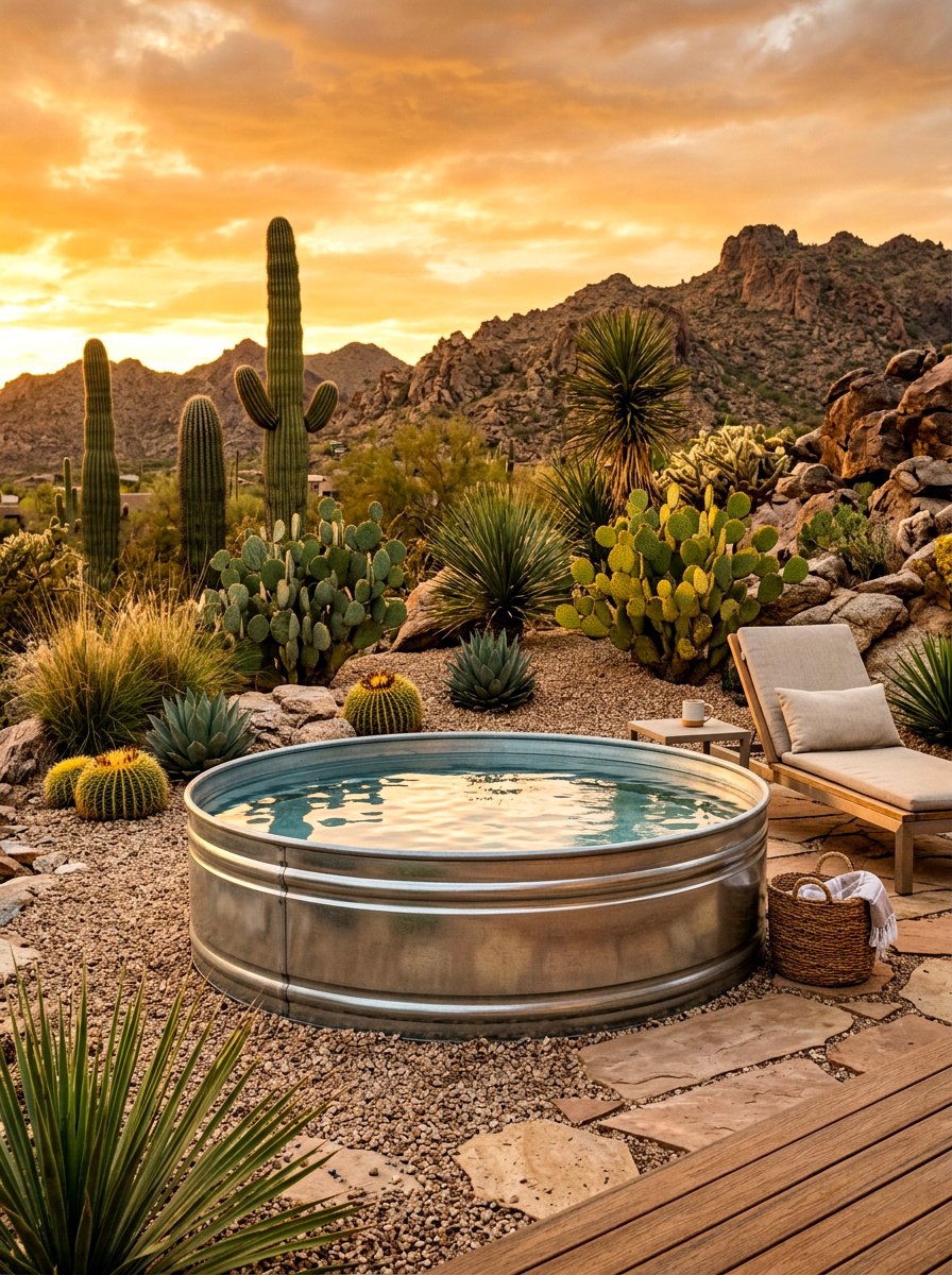 Stock Tank Water Storage - 30 rainwater collection ideas