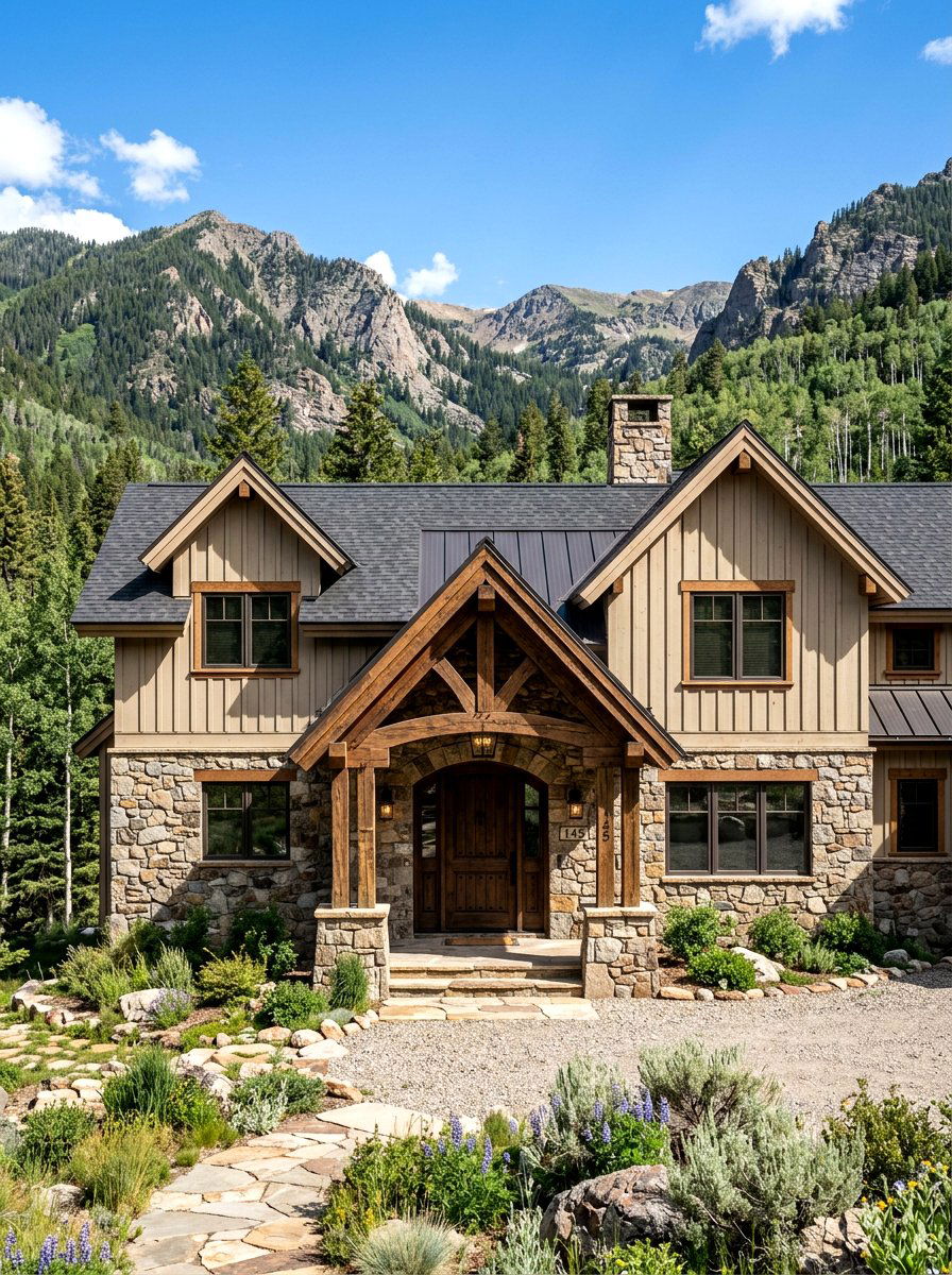 Stone And Board And Batten - 30 board and batten exterior ideas