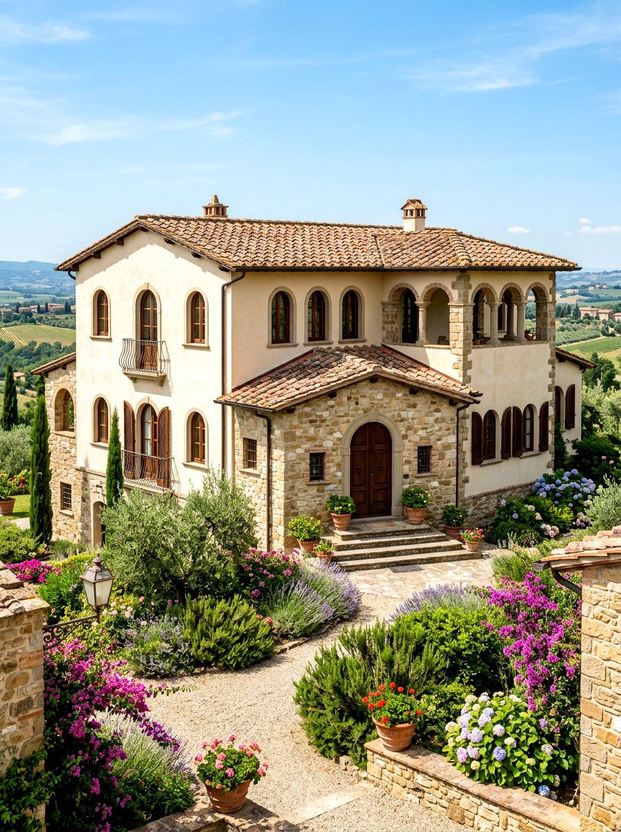 Stone And Stucco Combination - 30 stone house exterior ideas