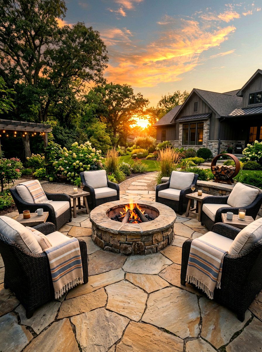 30 Decorative Stone Ideas for Fire Pits and Feature Walls