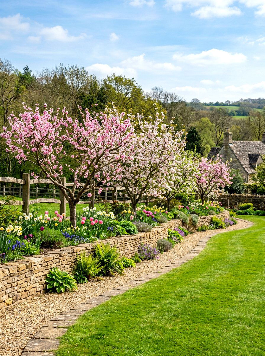 Stone Fruit Border - 30 orchard backyard ideas
