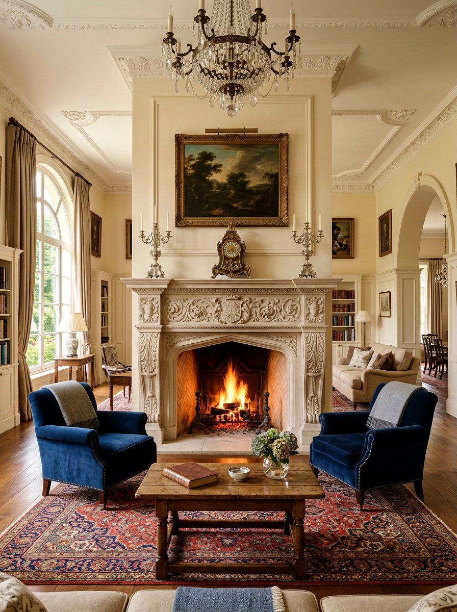 English Manor Living Room Ideas: 30 Regal Makeovers to Copy