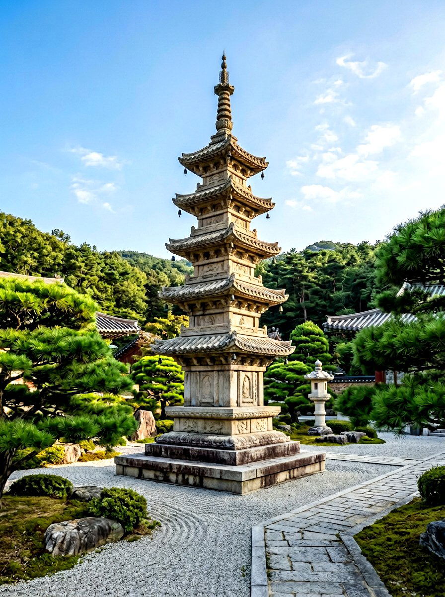 Stone Pagoda Statue - 30 Japanese garden ideas