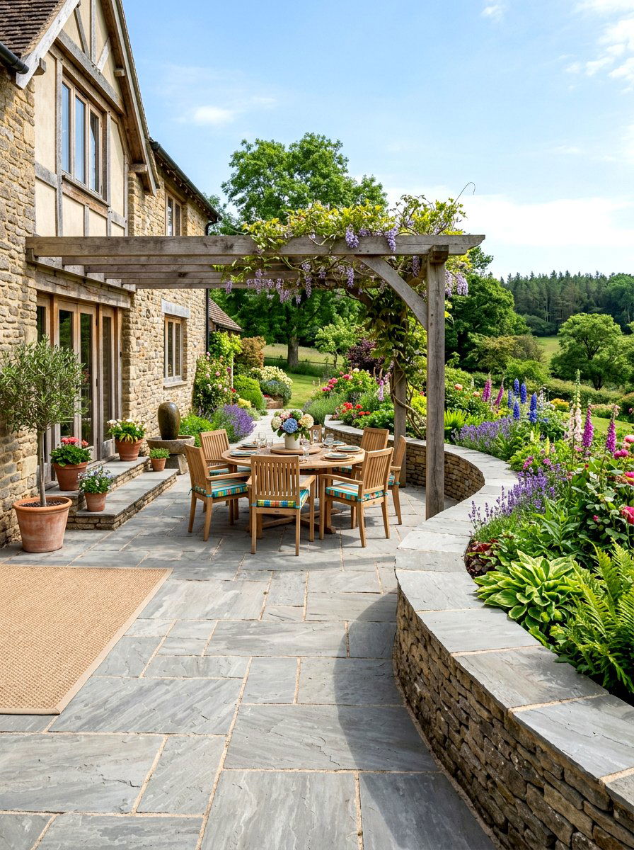 Stone Patio Porch Extension - 30 porch extension ideas