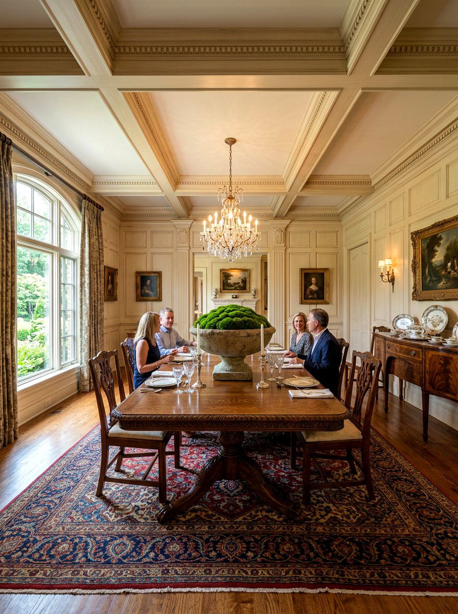 Stone Pedestal Bowl - 30 dining room centerpiece ideas