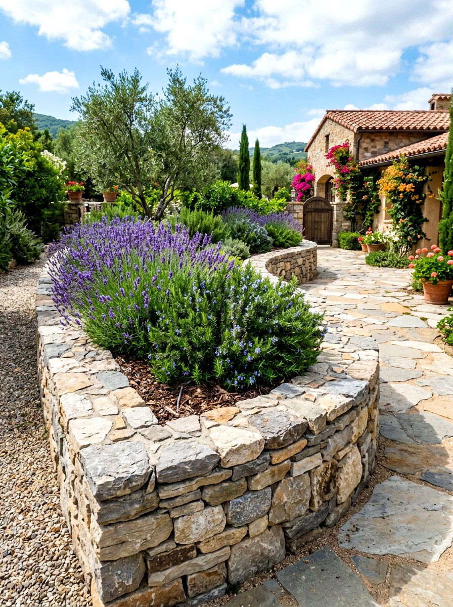 Stone Raised Garden Bed - 30 raised kitchen garden ideas