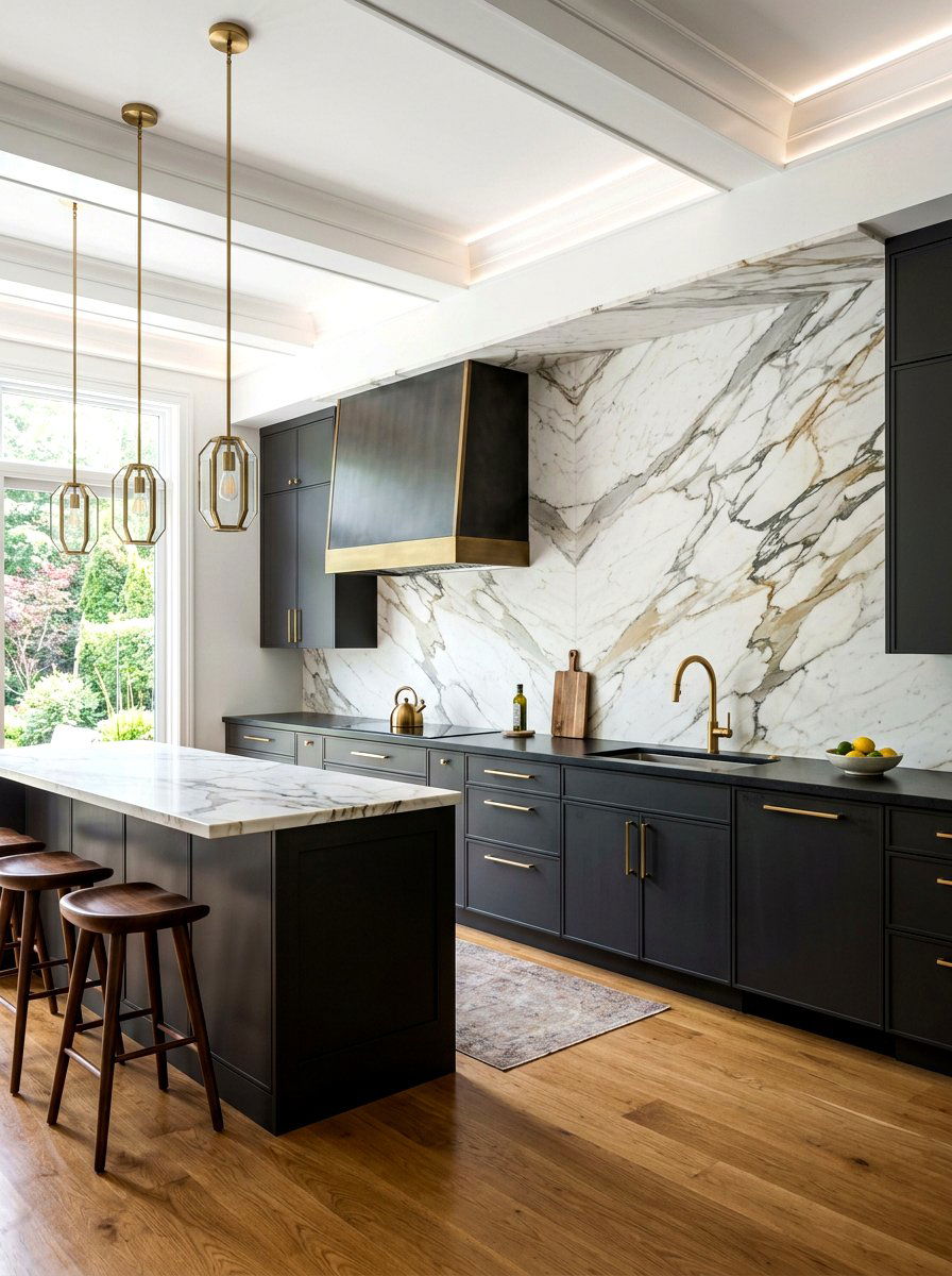 Stone Slab Backsplash - 30 collected kitchen decor ideas