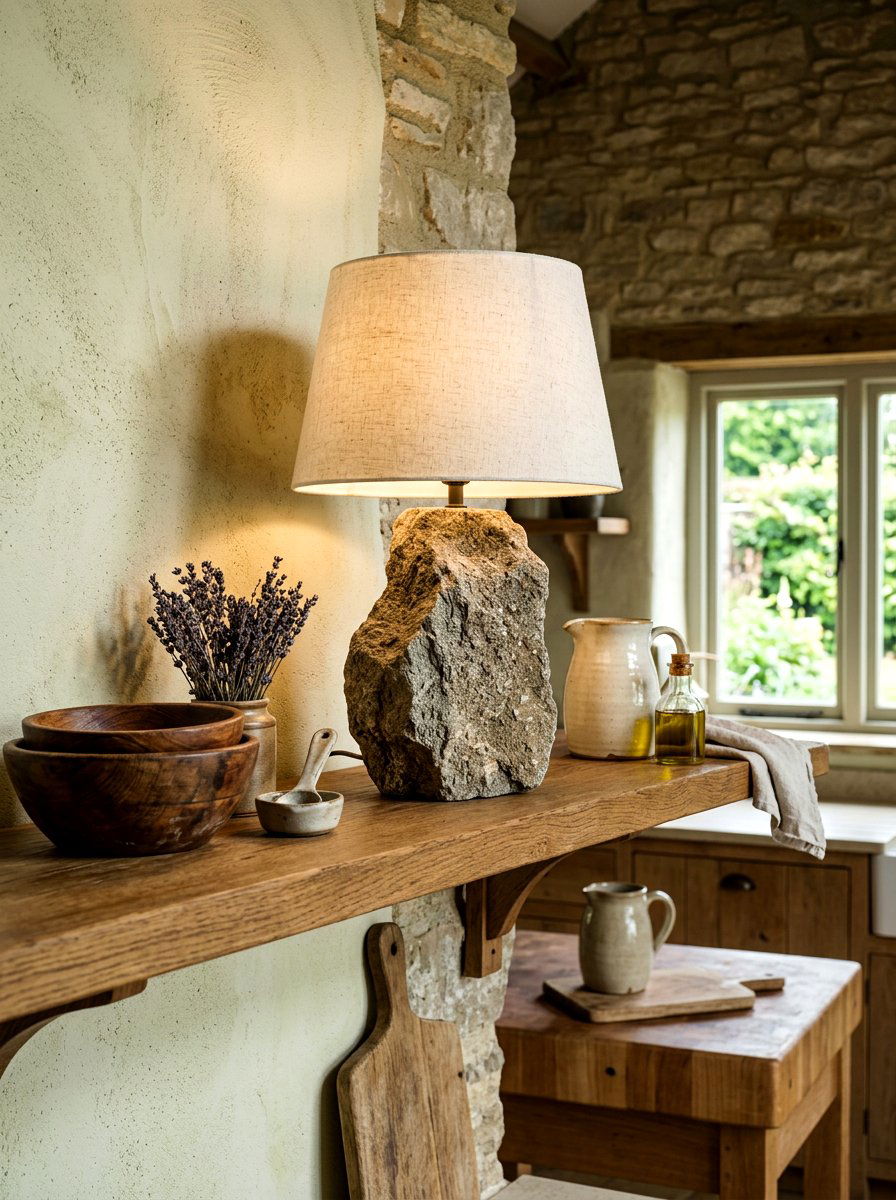 Stone Texture Lamp - 30 mini lamp kitchen ideas