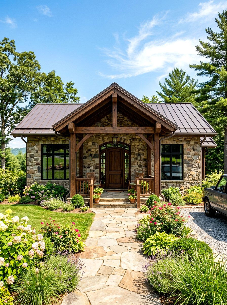 Stone Veneer Bungalow - 30 bungalow exterior ideas