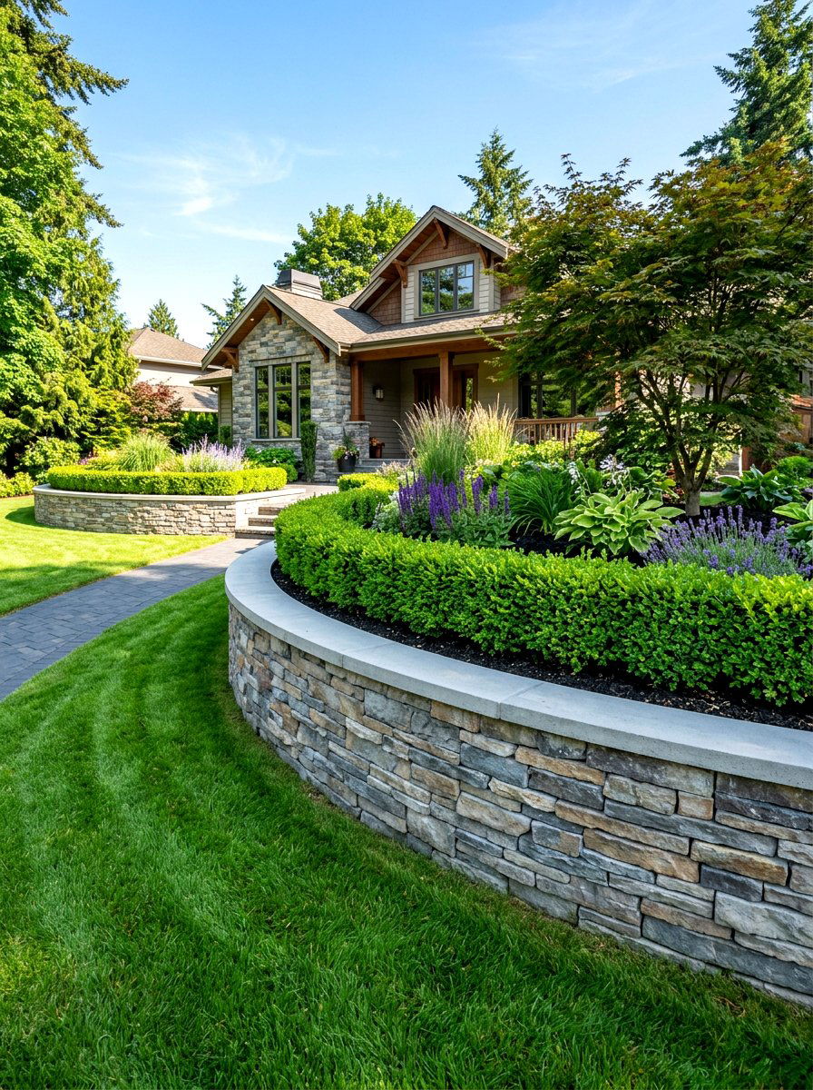 30 Retaining Wall Flower Bed Ideas for a Stunning Garden Slope