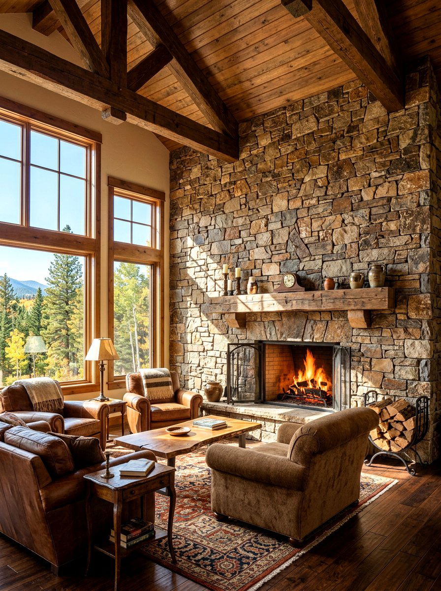 Stone Veneer Wall - 30 textured wall ideas