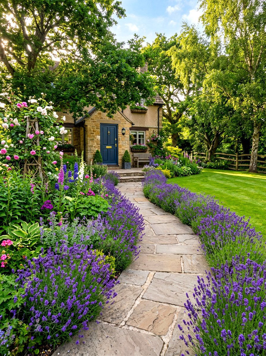 Stone Walkway Pavers - 30 curb appeal ideas for small homes