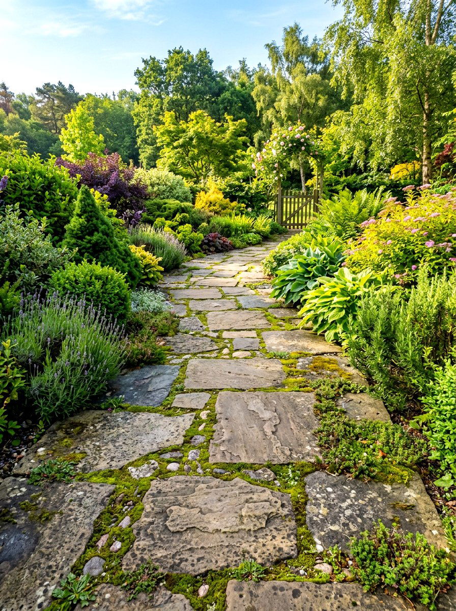 Stone dog path - 30 dog friendly backyard luxury ideas