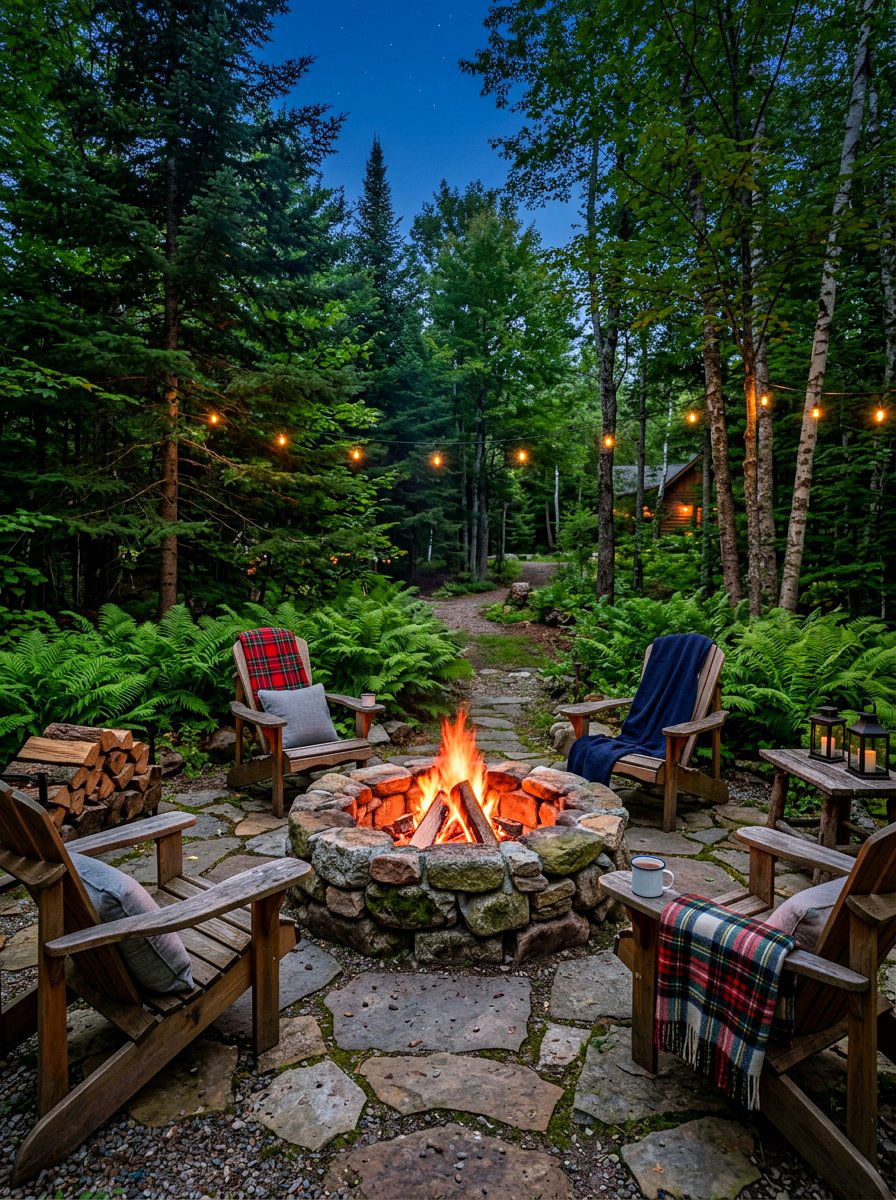 30 Round Fire Pit Ideas to Warm Up Nights in Style Anytime