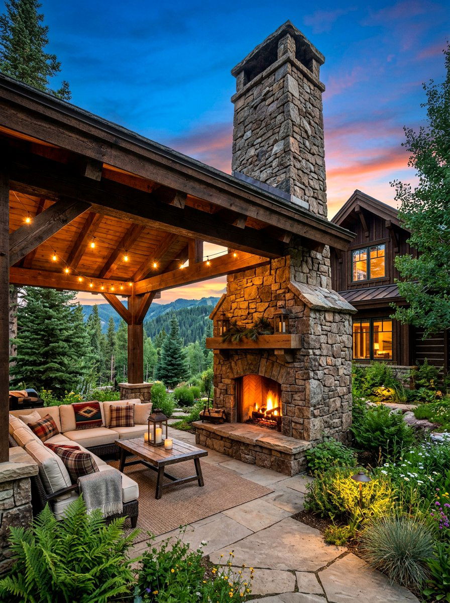 30 Cabin Backyard Landscaping Ideas for a True Wilderness Escape