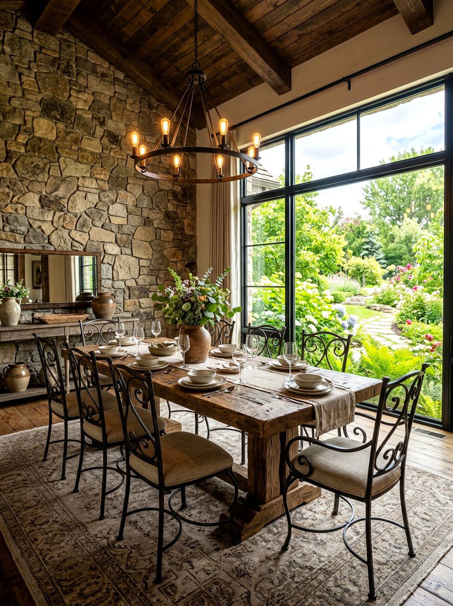Stone wall textures - 30 Mediterranean summer decor ideas
