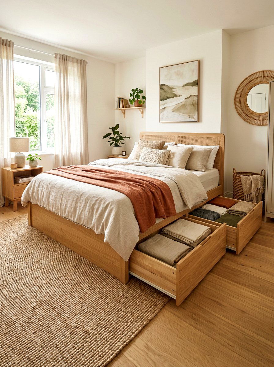 Storage Bed Frame - 30 hidden storage furniture ideas