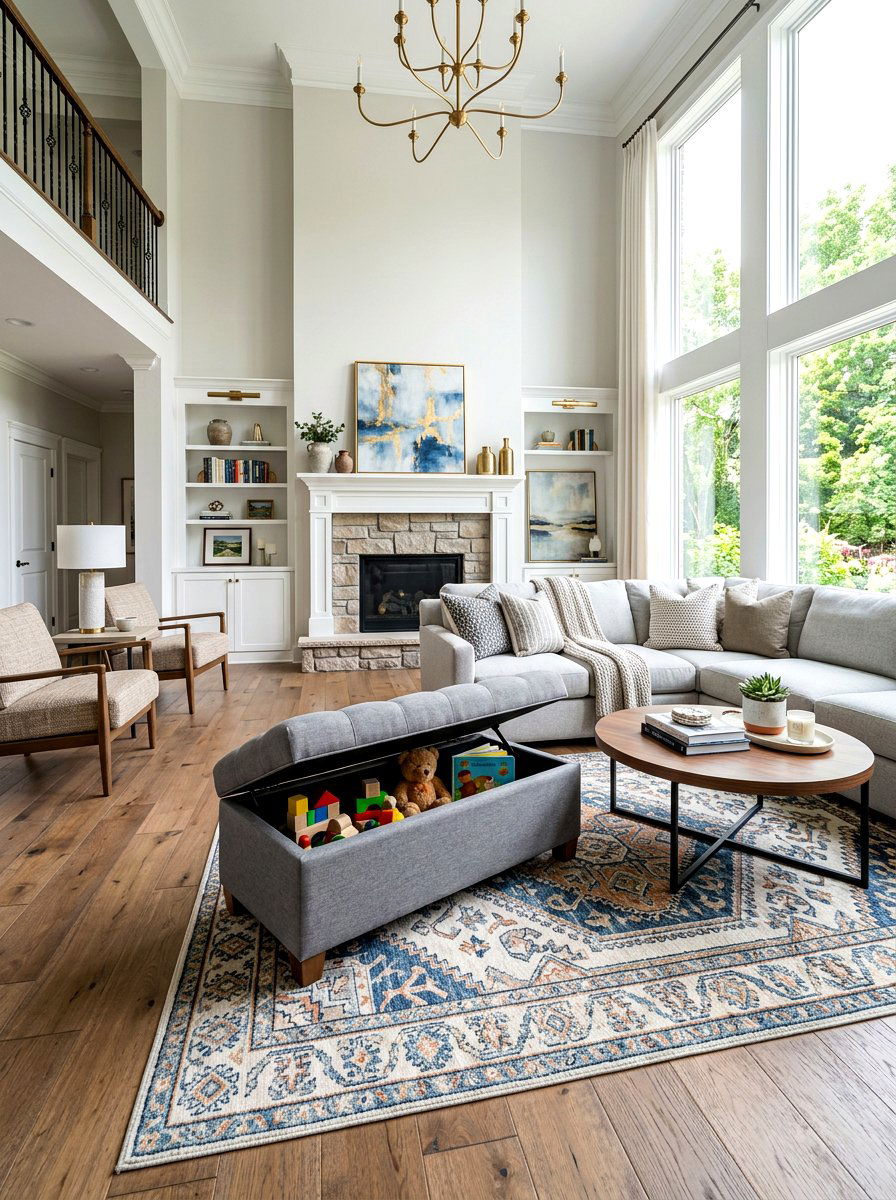 Storage Bench Ottoman - 30 toy storage ideas