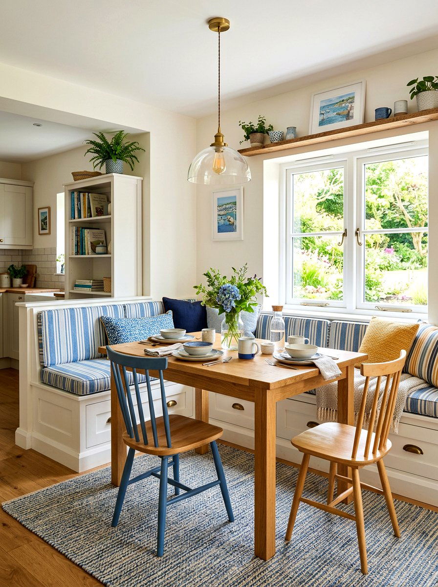 Storage Bench Seating - 30 breakfast nook ideas