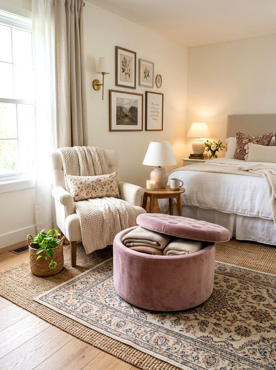 Storage Ottoman For Bed - 30 organizing a guest room ideas