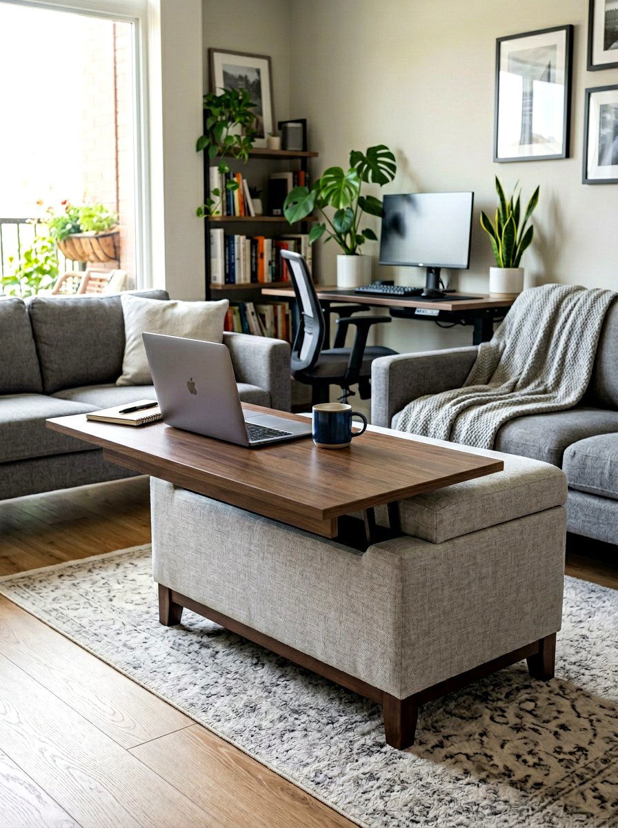 Storage Ottoman With Pull Out Table - 30 hidden ottoman storage ideas